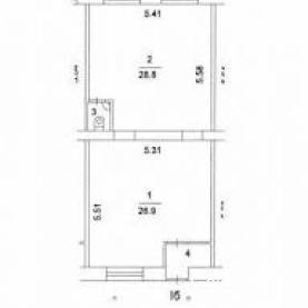 Продам магазин 60м2, 1я парковая 11